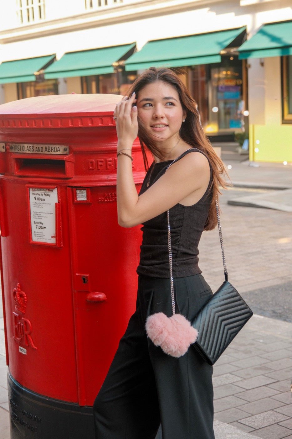 In the city